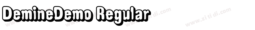 DemineDemo Regular字体转换